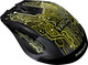 Alcatroz X-Craft Tron 5000 Drahtlos RGB Gaming Gaming Maus 3200 DPI Schwarz