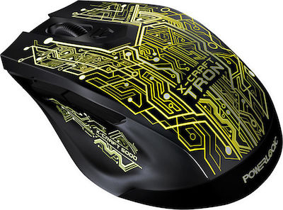 Alcatroz X-Craft Tron 5000 Drahtlos RGB Gaming Gaming Maus 3200 DPI Schwarz