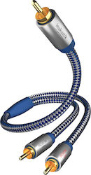 Inakustik Subwoofer Cable Cable RCA male - RCA male 2m Inakustik Subwoofer Cable Cable RCA male - RCA male 2m