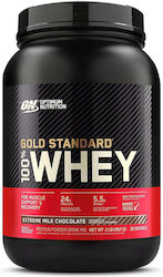 Optimum Nutrition Gold Standard 100% Whey Πρωτεΐνη Ορού Γάλακτος με Γεύση Extreme Milk Chocolate 908gr