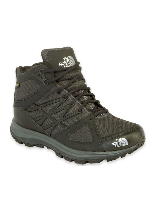 The North Face Litewave Mid GTX Ανδρικά Ορειβατικά Μποτάκια Αδιάβροχα με Μεμβράνη Gore-Tex Μαύρα