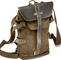 National Geographic Τσάντα Χιαστή Φωτογραφικής Μηχανής Backpack and Sling Bag σε Καφέ Χρώμα
