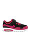 Air Max Incaltaminte Sport Copii Alergare Cu Închidere Hoop & Loop Negru