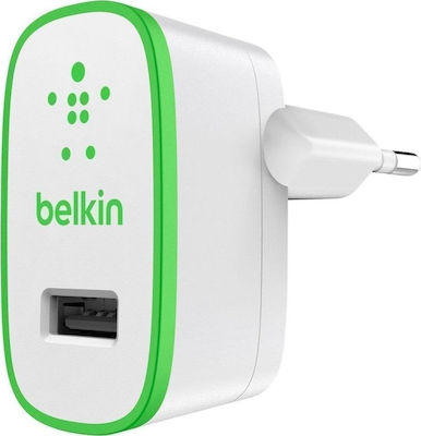 Belkin Ladegerät ohne Kabel mit USB-A Anschluss 10W Weißs (F8M670VF)
