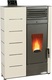 Thermiki 9 Hall Σόμπα Pellet Αερόθερμη 9kW Μπεζ