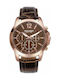 Mark Maddox Watch with Brown Leather Strap HC6010-45