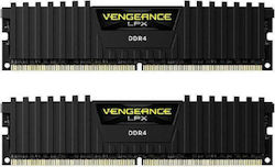 Corsair Vengeance LPX 16GB DDR4 RAM cu 2 module (2x8GB) și Viteză 3000 pentru Desktop