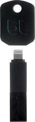 Bluelounge Kii Blitzschlag iPhone 5/5s Blitzschlag männlich in USB-A männlich Bluelounge Kii Blitzschlag iPhone 5/5s Blitzschlag männlich in USB-A männlich
