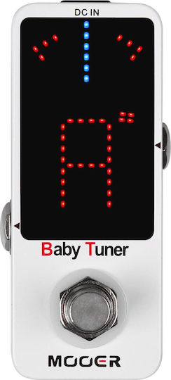 Mooer Baby Chromatic Pedale Tuner Elektroakustische Instrumente, E-Gitarre und E-Bass