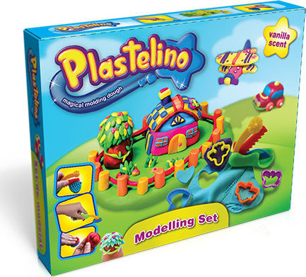 Plastelino Plasticine Animal and Flower Playset for 3+ Years