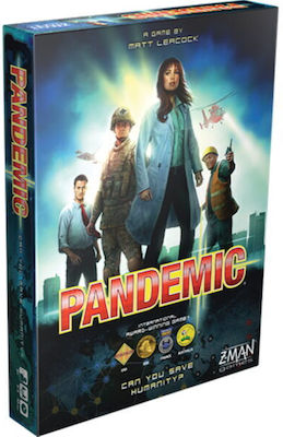 Kaissa Brettspiel Pandemic (Νέα Έκδοση) für 2-4 Spieler 8+ Jahre