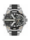 Diesel Mr. Daddy 2.0 Battery Chronograph Watch with Metal Bracelet Black