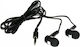 Blue Star In-ear Handsfree Ακουστικά με Βύσμα 3.5mm Μαύρο
