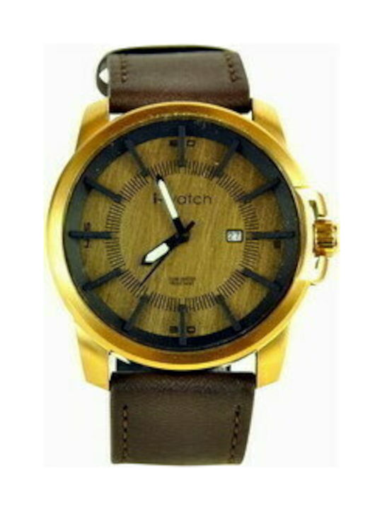 i-Watch Watch with Brown Leather Strap 5271.C1