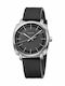 Calvin Klein Highline Herrenuhr 41mm Batterie mit Schwarz Kautschukarmband