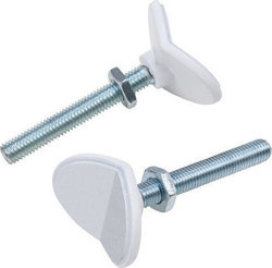 Reer Metallic Safety Gate Adapters with Screws White 2pcs