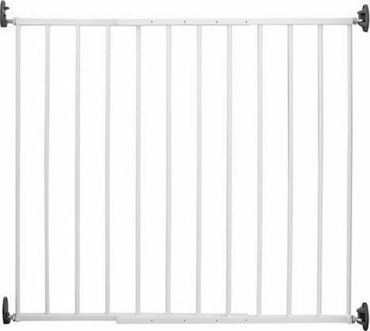 Reer Foldable Security Door made of Metal in White Color 75εκ. 1pcs