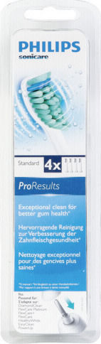 Philips Sonicare ProResults Electric Toothbrush Replacement Heads Standard HX6014/07 4pcs