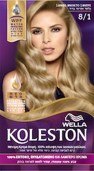 Wella Koleston Kit Vopsea De Păr 8/1 Blond Desc...