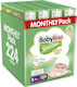 Babylino Tape Diapers Sensitive Cotton Soft Monthly Pack No. 3 for 4-9kg 224pcs