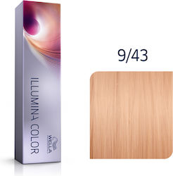 Wella Illumina Color 9/43 Blond Foarte Deschis Roșu Auriu Wella Illumina Color 9/43 Blond Foarte Deschis Roșu Auriu