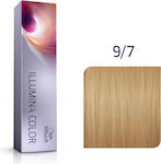 Wella Illumina Color Hair Dye 9/7 Very Open Coffee Blonde 60ml