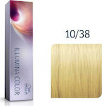 Wella Illumina Color 10/38 Κατάξανθο Χρυσό Περλέ 60ml