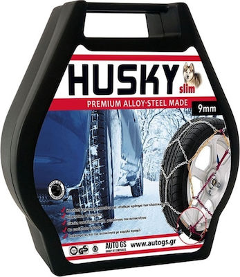 Husky No 90 Anti Skid Chains with 9mm Thickness for Passenger Car 2pcs