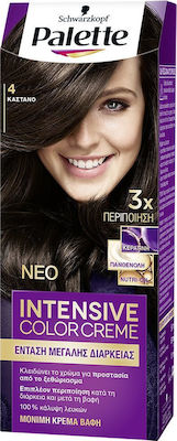 Schwarzkopf Palette Intensive Color Creme Set Hair Dye 4 Chestnut 50ml