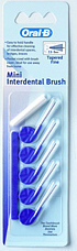 Oral-B Mini Μεσοδόντια Βουρτσάκια 2.5mm Μπλε 5τμχ