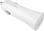 Alcatel Φορτιστής Αυτοκινήτου Λευκός Συνολικής Έντασης 2A με μία Θύρα USB