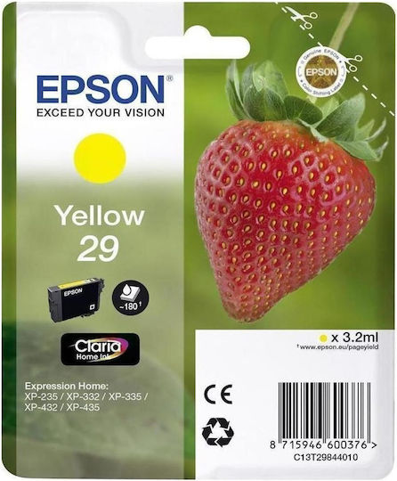 Epson 29 Original InkJet Druckerpatrone Gelb (C13T29844010 C13T29844012)