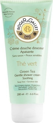Roger & Gallet The Vert Green Tea Soothing Shower Cream με Aloe Vera & Άρωμα Γιασεμί 200ml