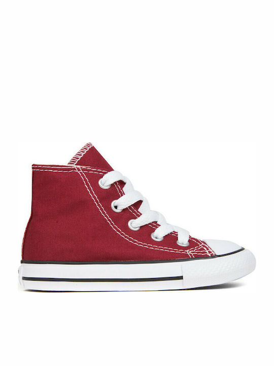 Converse Παιδικά Sneakers High για Αγόρι Κόκκινα