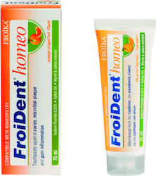 Froika Froident Homeo Orange -Grapefruit Toothpaste for Plaque & Cavities 75ml