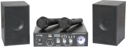 LTC Audio Ηχείο Karaoke με Ενσύρματo Μικρόφωνο STAR2MKII 10-7001 Μαύρο
