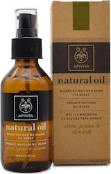 Apivita Natural Oil Βιολογικό Μείγμα Ελαίων Για Μασάζ 100ml
