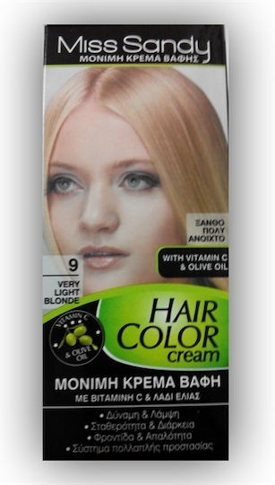 Miss Sandy Haarfärbemittel Miss Sandy 9/0 Hellblond Sehr Hell 60ml