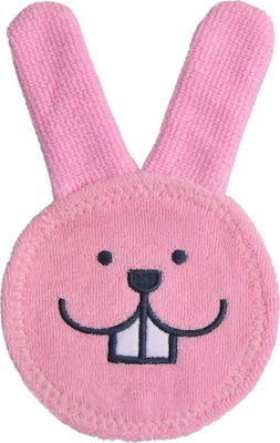 Mam Rabbit Teething Glove made of Fabric for 0 m+ Pink Rabbit 1pcs