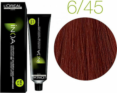 L'Oreal Professionnel Inoa 6.45 Ξανθό Σκούρο Χάλκινο Ακαζού 60ml