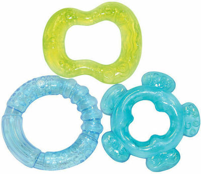 Lorelli Teething Ring with Water BPA Free for 3 m+ 3pcs