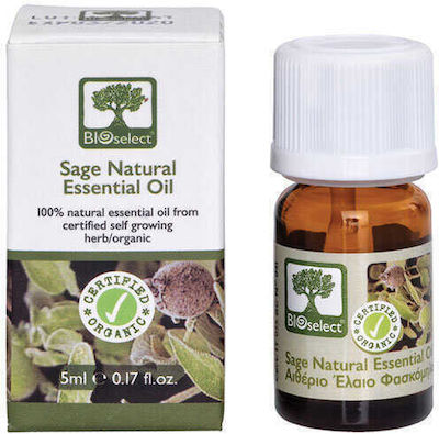 Bioselect Natural Essential Organic Ulei Esențial Sage 5ml