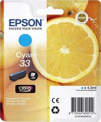 Epson 33 Cyan Original InkJet Printer Ink Cyan (C13T33424010 C13T33424012)