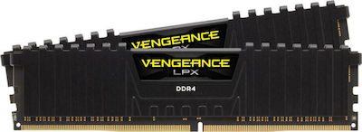 Corsair Vengeance LPX 16GB DDR4 RAM mit 2 Modulen (2x8GB) und Geschwindigkeit 2666 für Schreibtisch