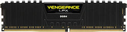 Corsair Vengeance LPX 8GB DDR4 RAM με Ταχύτητα 2666 για Desktop