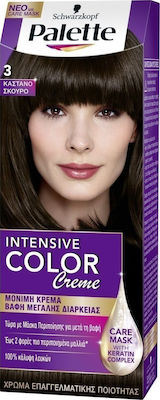 Schwarzkopf Palette Intensive Color Creme 3 Καστανό Σκούρο 50ml