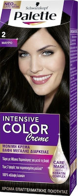 Schwarzkopf Palette Intensive Color Creme 2 Μαύρο 50ml