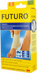 Futuro Wrap Around Ankle Support Elastic Ankle Brace with Straps Beige