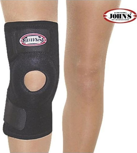 Johns 120147 Knee Brace with Hole Black