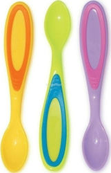 Lorelli Baby Set with Spoons made of Plastic for 3+ months Multicolored 3pcs